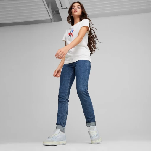 Кроссовки женские Puma-180 бледно-голубого цвета