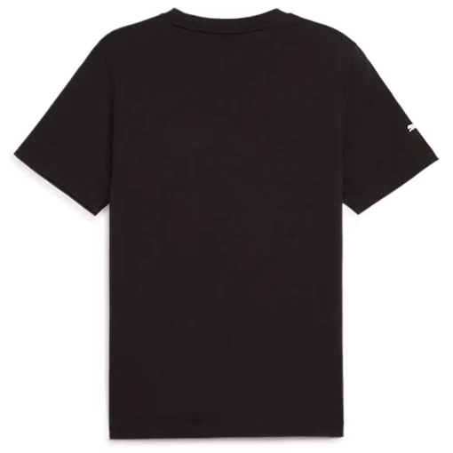 Футболка чоловіча Puma MAPF1 ESS Logo Tee чорного кольору