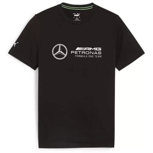 Футболка чоловіча Puma MAPF1 ESS Logo Tee чорного кольору