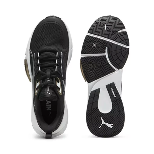 Кроссовки женские Puma PWRFrame TR 3 Wns черно-белого цвета