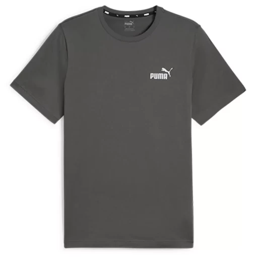 Футболка мужская Puma ESS Small Logo Tee серого цвета