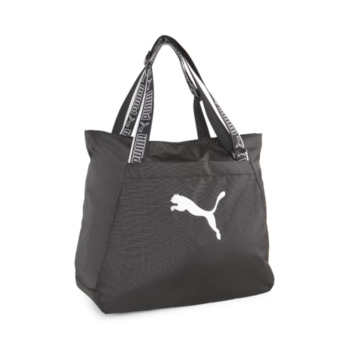 Женская спортивная сумка Puma AT ESS Tote Bag черного цвета