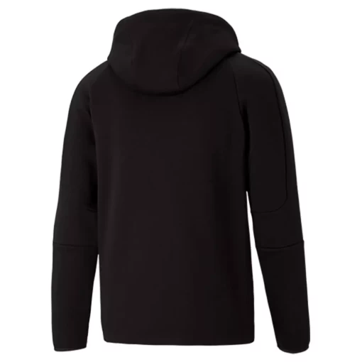 Толстовка чоловіча Puma EVOSTRIPE Core FZ Hoodie чорного кольору