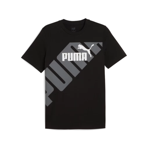 Футболка чоловіча PUMA POWER Graphic Tee чорного кольору