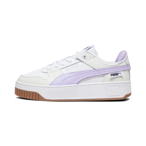 Кросівки жіночі Puma Carina Street VTG біло-бузкового кольору
