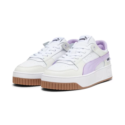 Кросівки жіночі Puma Carina Street VTG біло-бузкового кольору