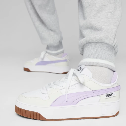 Кросівки жіночі Puma Carina Street VTG біло-бузкового кольору