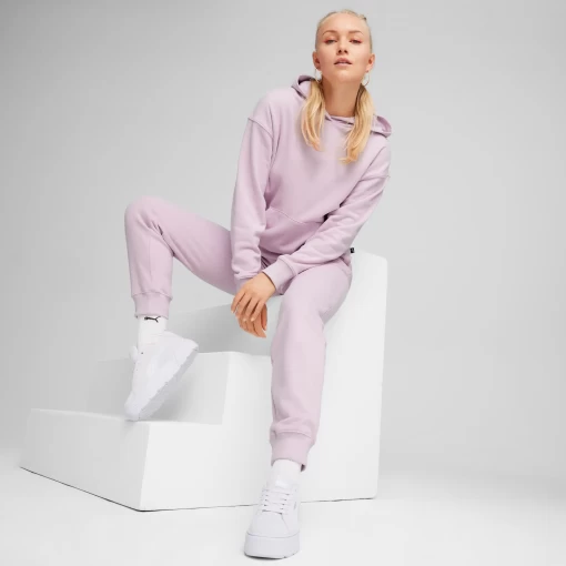 Спортивний костюм жіночий Puma Loungewear Suit TR світло-лілового кольору