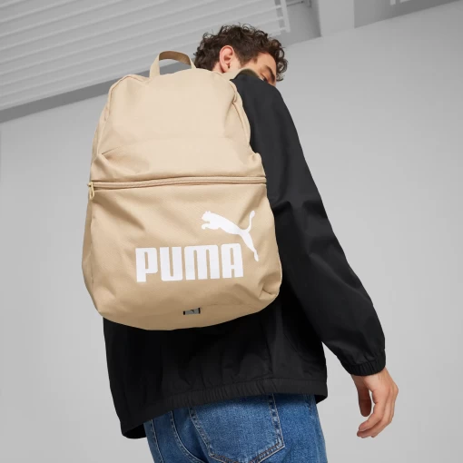 Рюкзак мужской-женский Puma Phase Backpack бежевого цвета