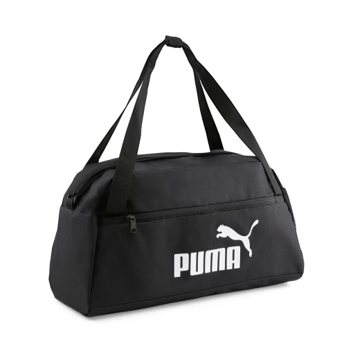 Сумка спортивная мужская-женская PUMA Phase Sports Bag черного цвета