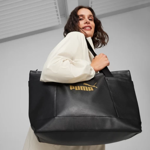 Сумка женская Puma Core Up Large Shopper черного цвета
