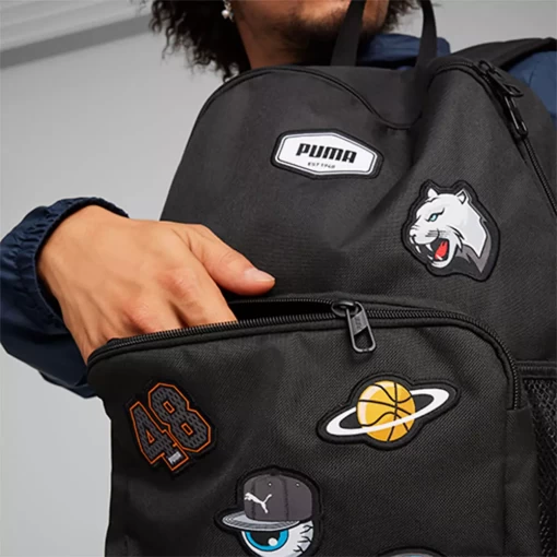 Рюкзак чоловічий-жіночий PUMA Patch Backpack чорного кольору