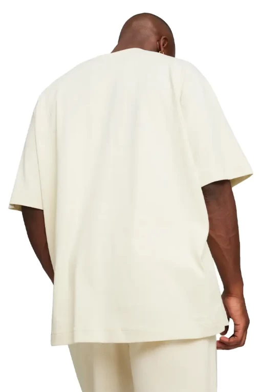 Футболка чоловіча PUMA CLASSICS+ Tee бежевого кольору