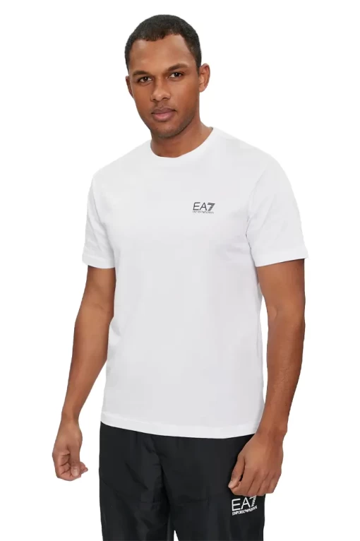 Футболка чоловіча EA7 Emporio Armani білого кольору