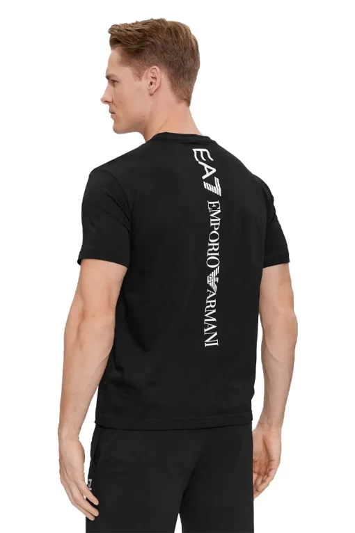 Футболка мужская EA7 Emporio Armani черного цвета 8NPT18 PJ02Z 1200