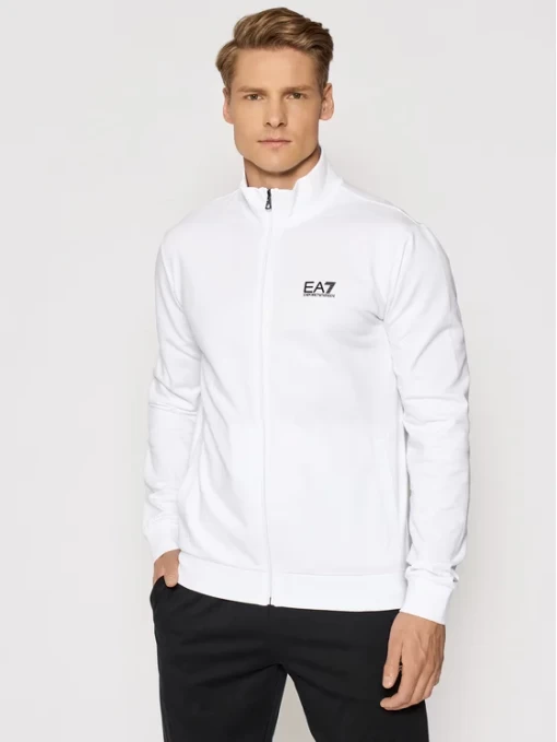 Спортивний костюм чоловічий EA7 Emporio Armani Tracksuit чорно-білого кольору