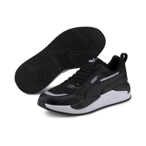 Кросівки чоловічі Puma X-Ray 2 Square чорно-білого кольору