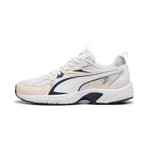 Кроссовки женские Puma Milenio Tech бежево-белого цвета