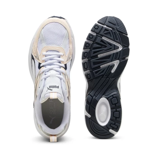 Кроссовки женские Puma Milenio Tech бежево-белого цвета