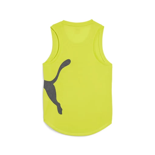 Майка женская Puma Train All Day BIG CAT TANK лаймового цвета