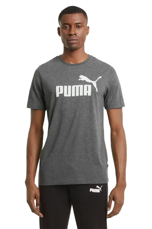 Футболка чоловіча PUMA ESS Heather Tee сірого кольору