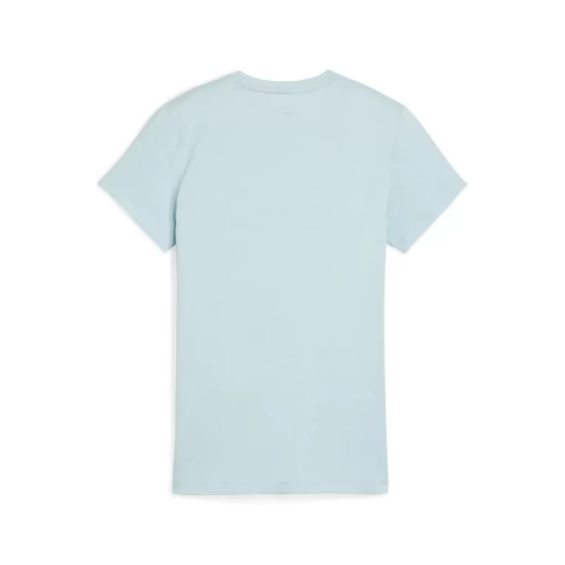 Футболка женская Puma ESS Logo Tee светло-голубого цвета