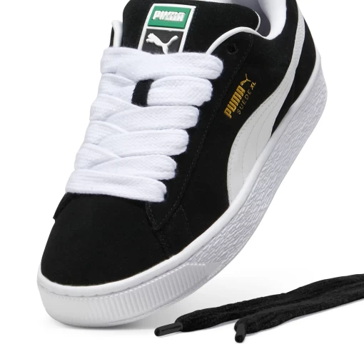 Кросівки чоловічі-жіночі Puma Suede XL чорно-білого кольору