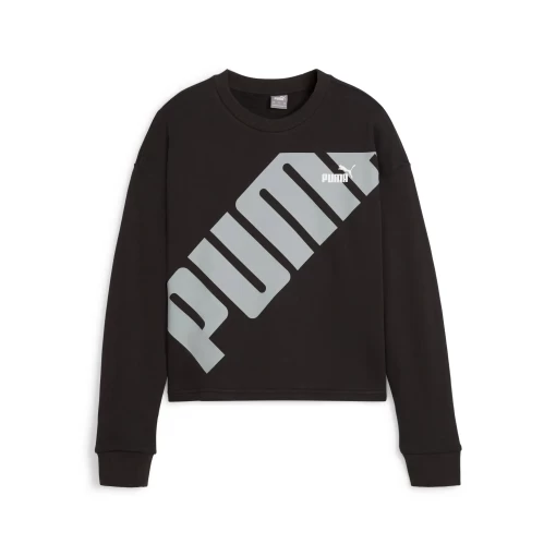 Світшот жіночий PUMA POWER Crew TR чорного кольору