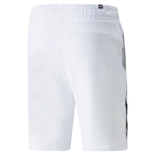 Спортивные шорты мужские PUMA ESS+ Tape Shorts белого цвета