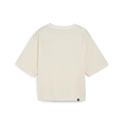 Футболка жіноча Puma SQUAD Graphic Tee молочного кольору