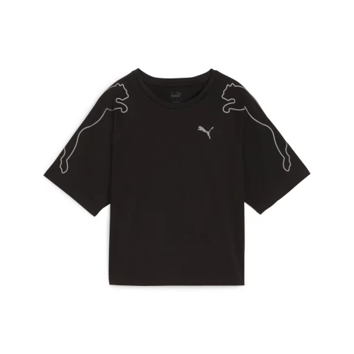 Футболка жіноча PUMA MOTION Cat Tee чорного кольору