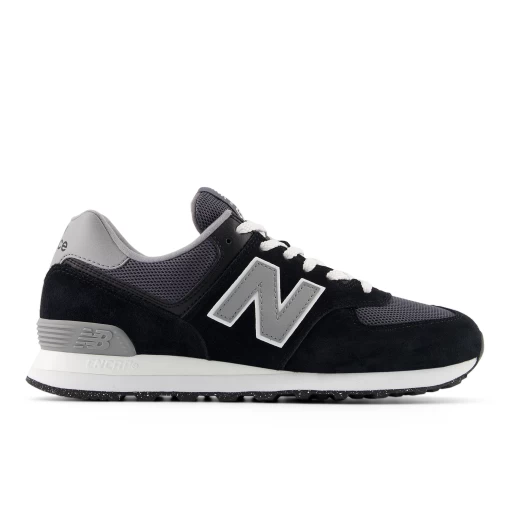 Кроссовки мужские New Balance 574 черно-серого цвета