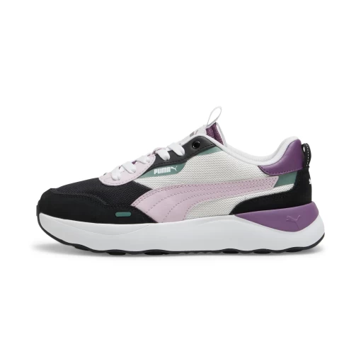 Кроссовки женские Puma Runtamed Platform бело-сиреневого цвета