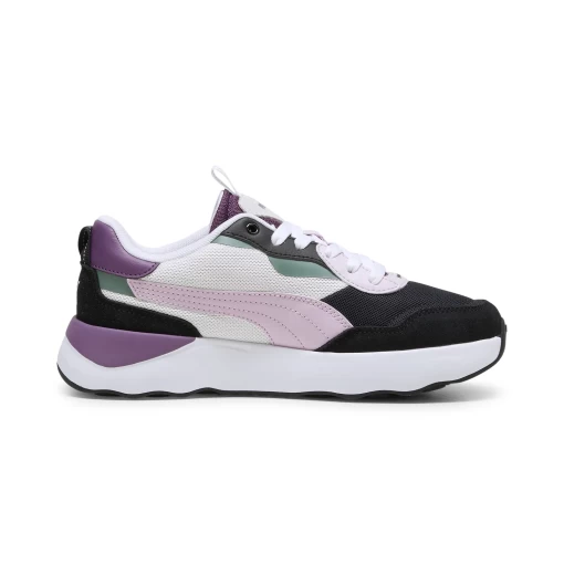 Кроссовки женские Puma Runtamed Platform бело-сиреневого цвета