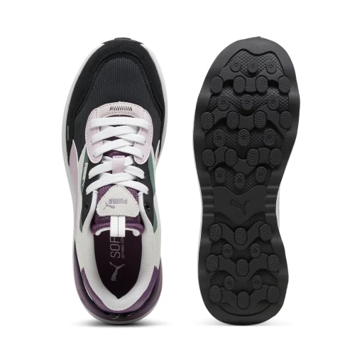 Кроссовки женские Puma Runtamed Platform бело-сиреневого цвета