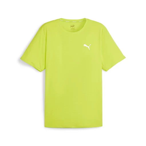 Футболка чоловіча PUMA RUN FAVORITE VELOCITY TEE лаймового кольору