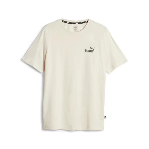 Футболка чоловіча PUMA ESS Small Logo Tee молочного кольору