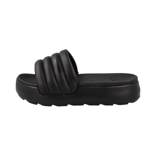 Шлепанцы женские Puma Karmen Slide Puffy Wns черного цвета