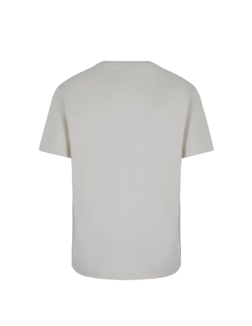 Футболка чоловіча EA7 Emporio Armani T-SHIRT молочного кольору