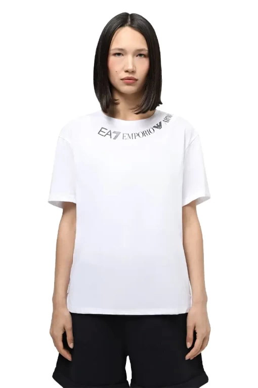 Футболка жіноча EA7 Emporio Armani T-SHIRT білого кольору