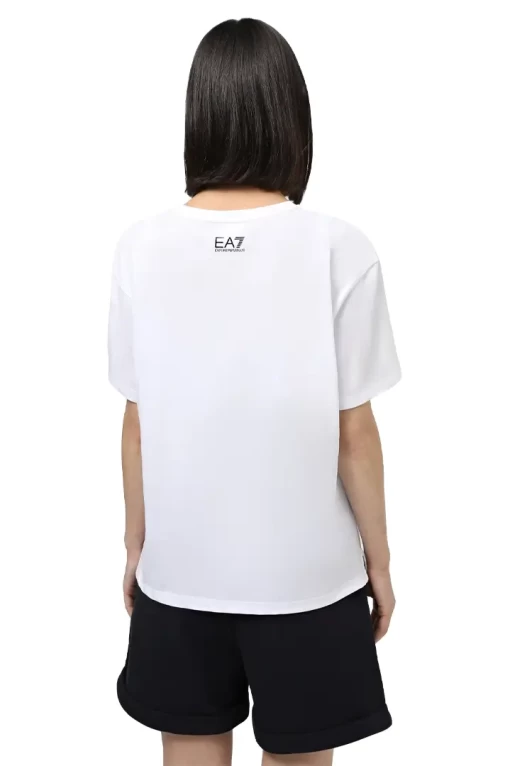 Футболка жіноча EA7 Emporio Armani T-SHIRT білого кольору