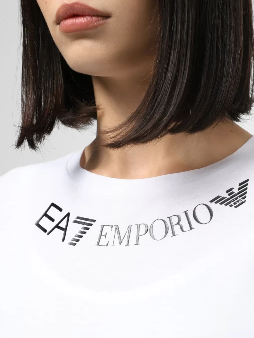 Футболка жіноча EA7 Emporio Armani T-SHIRT білого кольору
