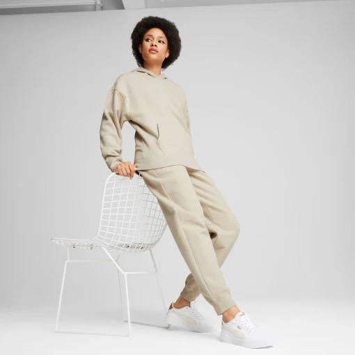 Спортивний костюм жіночий Puma Loungewear Tracksuit бежевого кольору