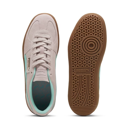 Кроссовки PUMA Palermo Mauve Mist-Mint-Gum розового цвета