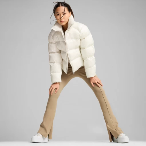 Куртка жіноча PUMA Shiny Puffer Jacket Alpine Snow