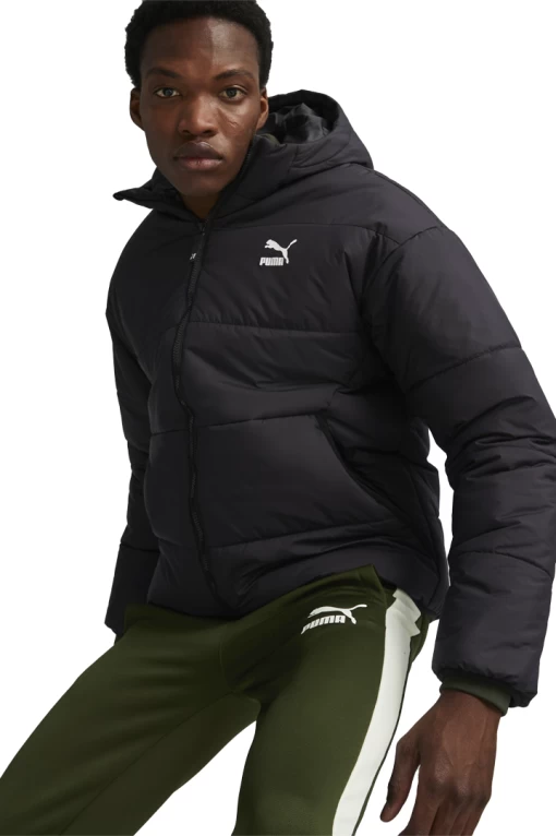 Куртка чоловіча PUMA Classics Padded Jacket чорного кольору