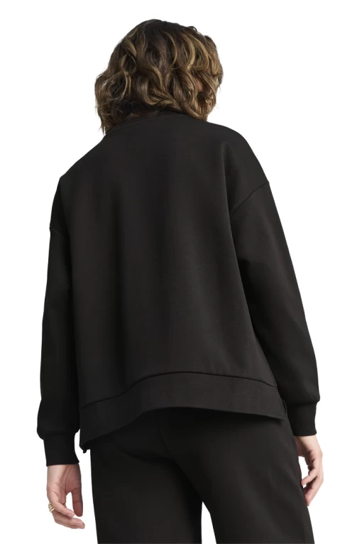Свитшот женский PUMA WARDROBE ESS Oversized Crew черного цвета