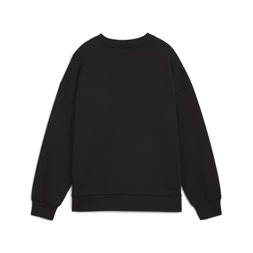 Свитшот женский PUMA WARDROBE ESS Oversized Crew черного цвета