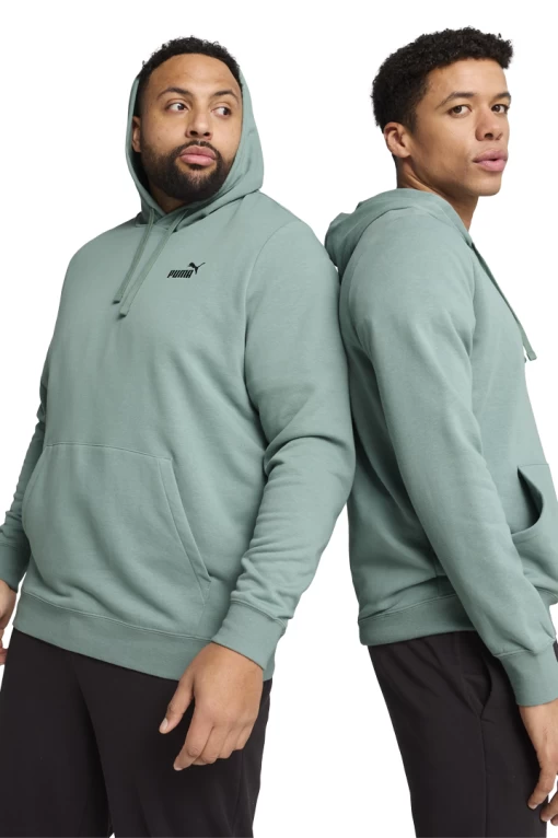 Худи мужское PUMA ESS Small No. 1 Logo Hoodie Green Moon мятного цвета