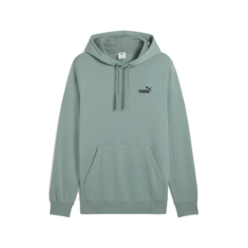 Худи мужское PUMA ESS Small No. 1 Logo Hoodie Green Moon мятного цвета